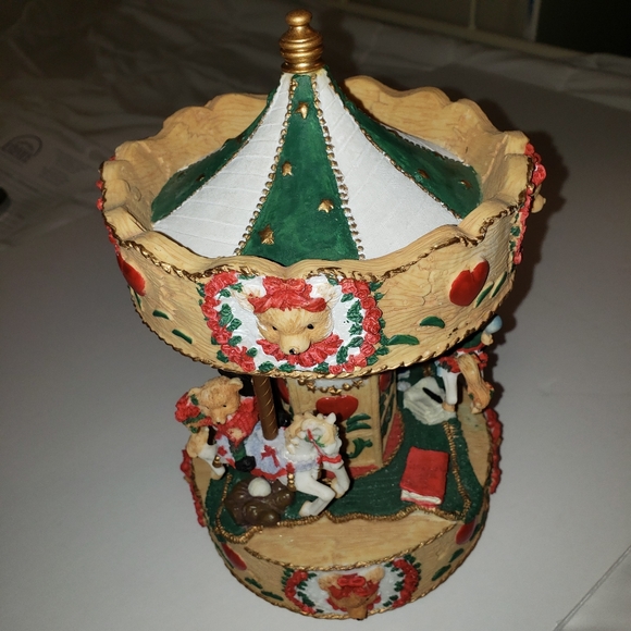 Christmas Carousel By World Bazaars,Inc - Picture 3 of 14